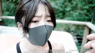 [香港辣妹] 和老朋友在森林里操一整天