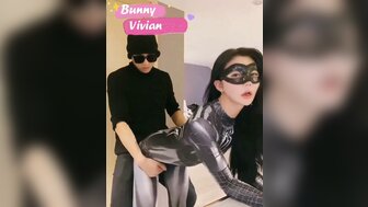 面部和狗他妈的角质女神角色扮演蜘蛛侠
