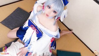 与《原神》中饰演上里绫香的 Coser 发生性关系