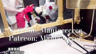 原神里厕所里扮演诺艾尔的他妈的coser