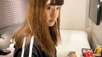 洗澡时操可爱的女孩，她的声音很可爱#24